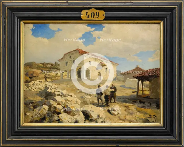A Church in the Balkans, 1877. Artist: Polenov, Vasili Dmitrievich (1844-1927)