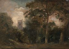 A Church in the Trees, ca. 1800. Creator: John Constable