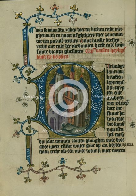A Church representing the Promised Land, 1400-1404. Creator: Unknown.