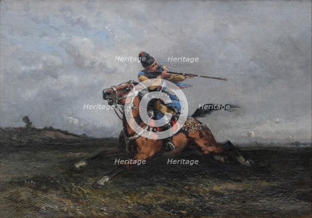 A Circassian rider, 1872.