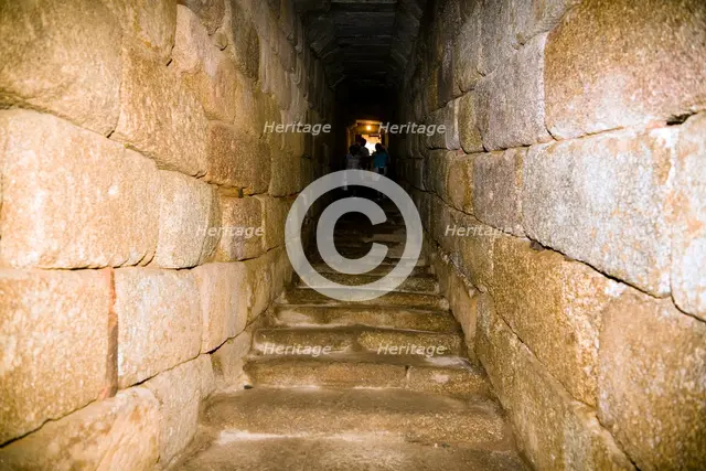 A cistern of the Arab fortress (alcazaba) at Merida, Spain, 2007. Creator: Samuel Magal.