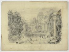 A City of Ancient Greece with the return of a victorious armament, 1863. Creator: C. Scott