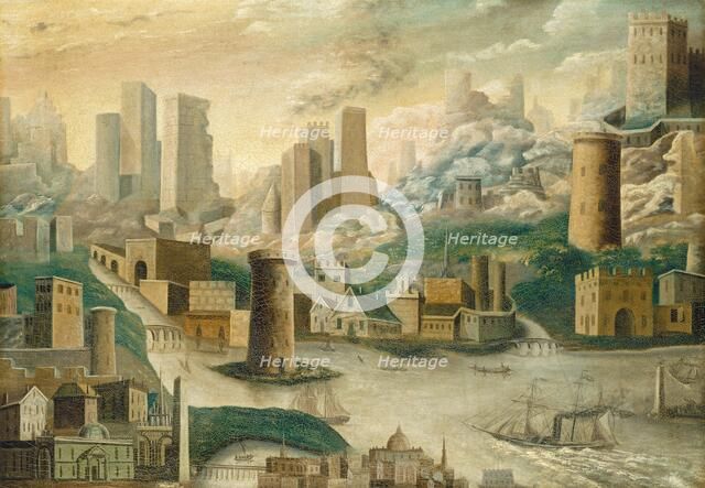 A City of Fantasy, mid 19th century. Creator: Unknown.