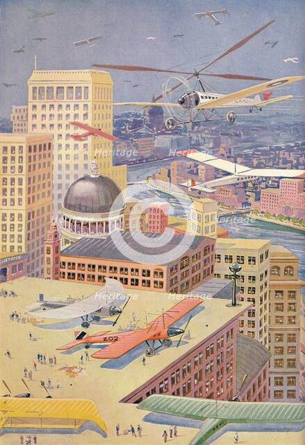 'A City of the Future', 1927. Artist: Unknown.