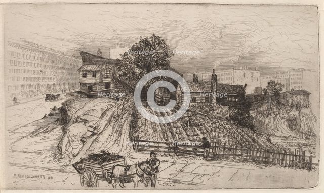 A City Farm?New York, 1881. Creator: Mary Nimmo Moran.