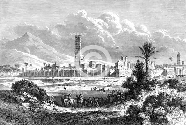 A city in Morocco, 19th century. Artist: Unknown