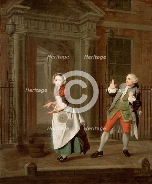 'A City Shower', c1764. Artist: Edward Penny