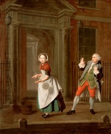 A City Shower c1764. Creator: Edward Penny