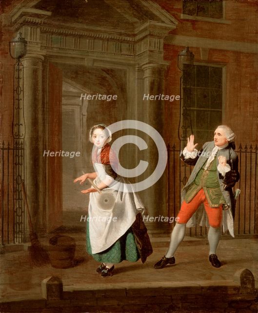 'A City Shower', c1764. Creator: Edward Penny.