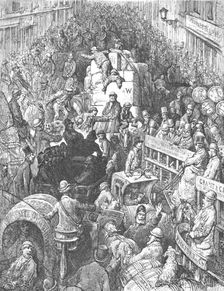A City Thoroughfare 1872. Creator: Gustave Doré