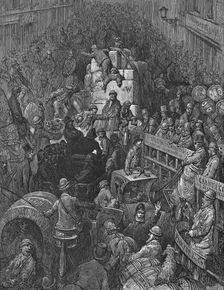 A City Thoroughfare 1872. Creator: Quesnel