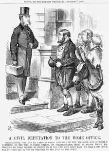 A Civil Deputation to the Home Office 1867. Creator: John Tenniel