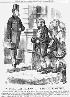 A Civil Deputation to the Home Office 1867. Creator: John Tenniel