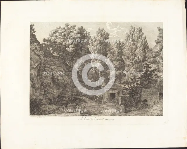 A Cività Castellana, 1793. Creator: Jacob Wilhelm Mechau.