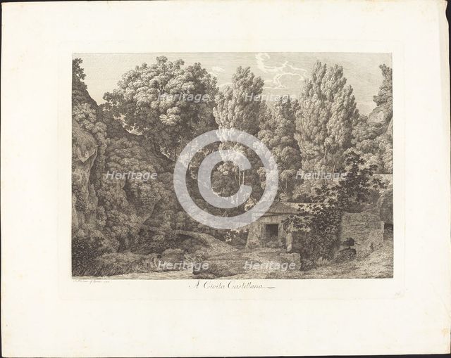 A Cività Castellana, 1793. Creator: Jacob Wilhelm Mechau.