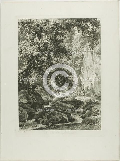 A Civita Castellana, from Malerisch Radierte Prospekte aus Italien, 1793. Creator: Johann Christian Reinhart.