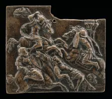 A Combat of Horsemen, c. 1500. Creator: Unknown