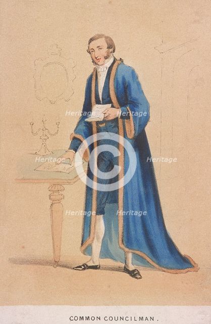 A common council man, 1855. Artist: Day & Son
