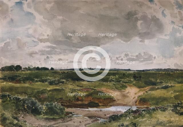 'A Common in August', c1890. Artist: Thomas Collier.