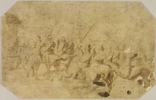 A Company of Horsemen, c. 1510. Creator: Unknown
