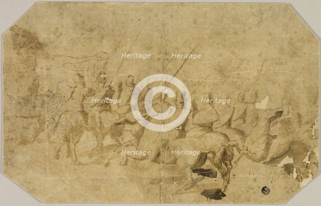 A Company of Horsemen, c. 1510. Creator: Unknown.
