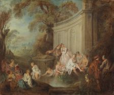 A Company Bather in a Park