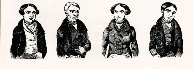 A Contemporary Impression of the Tolpuddle Martyrs', (1838), 1934. Artist: Unknown