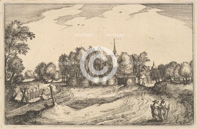 A Convent, plate 13 from Regiunculae et Villae Aliquot Ducatus Brabantiae, ca. 1610. Creator: Claes Jansz Visscher.