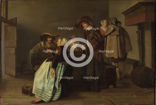 A Conversation, 1628. Creator: Pieter Codde.