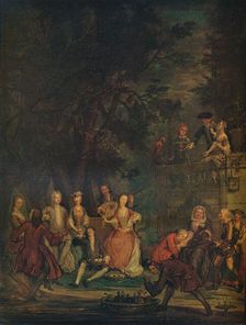 A Conversation Piece c1700 (1931). Artist: Marcellus Laroon the Younger