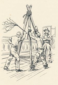 A convict being flogged with a cat-o-nine-tails, (1834), 1984