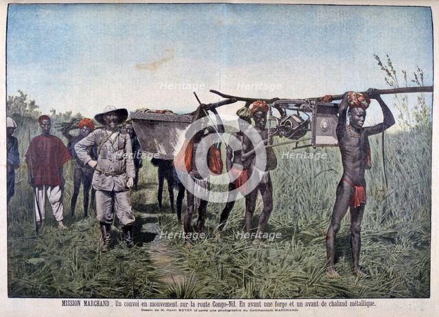 A Convoy on the Marchand Mission in 1898, (1899). Artist: Henri Meyer