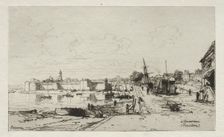 A Concarneau. Creator: Maxime Lalanne (French, 1827-1886)