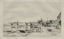 A Concarneau. Creator: Maxime Lalanne (French, 1827-1886)