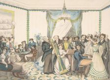A Concert, 1820-30. Creator: Attributed to Granddaughters of Dr. Samuel Parr