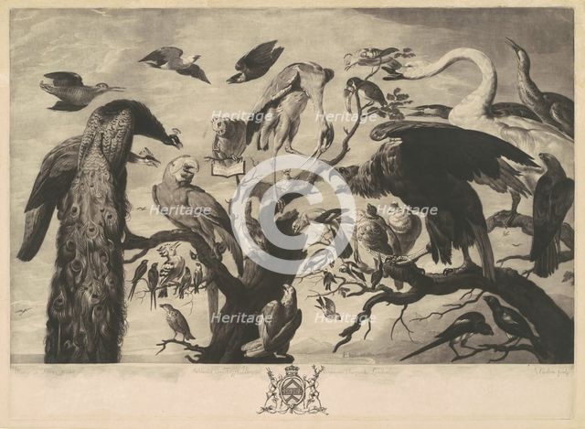 A Concert of Birds, 1778. Creator: Richard Earlom.