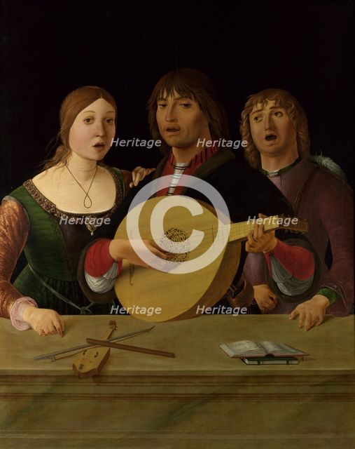 A Concert, c. 1490. Artist: Costa, Lorenzo (1460-1535)