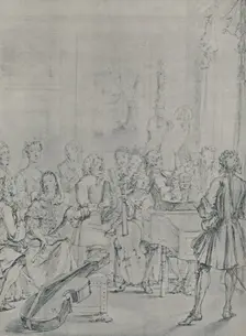 A Concert in a Nobleman's House 1736, (1920). Artist: Marcellus Laroon the Younger