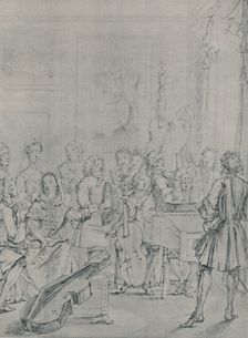 A Concert in a Nobleman's House 1736, (1920). Artist: Marcellus Laroon the Younger