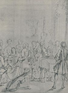 A Concert in a Nobleman's House 1736, (1920). Artist: Marcellus Laroon the Younger