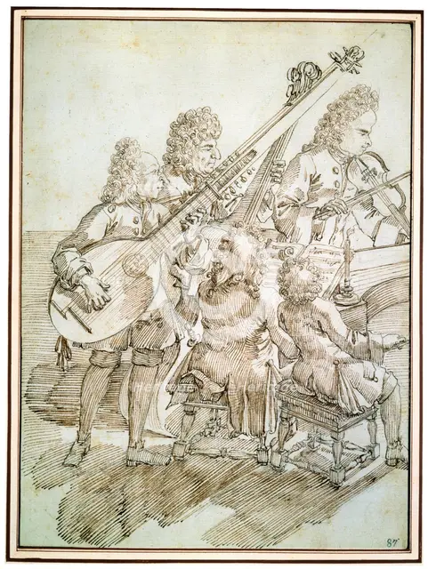 'A Concert', late 17th or 18th century. Artist: Pier Leone Ghezzi