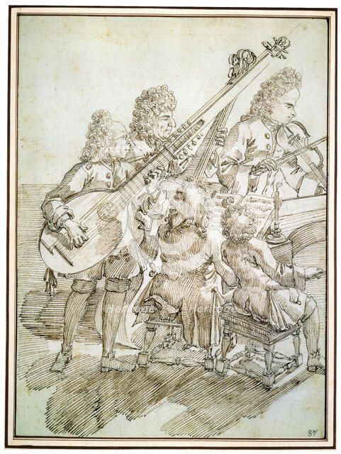 'A Concert', late 17th or 18th century. Artist: Pier Leone Ghezzi