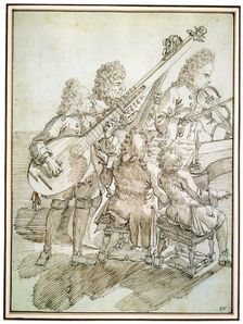 A Concert late 17th or 18th century. Artist: Pier Leone Ghezzi