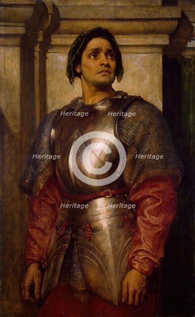 A Condottiere, 1871-72. Creator: Frederic Leighton.