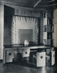 A Conference Table and chairs for a private office. Designed by Joseph Sinel 1930