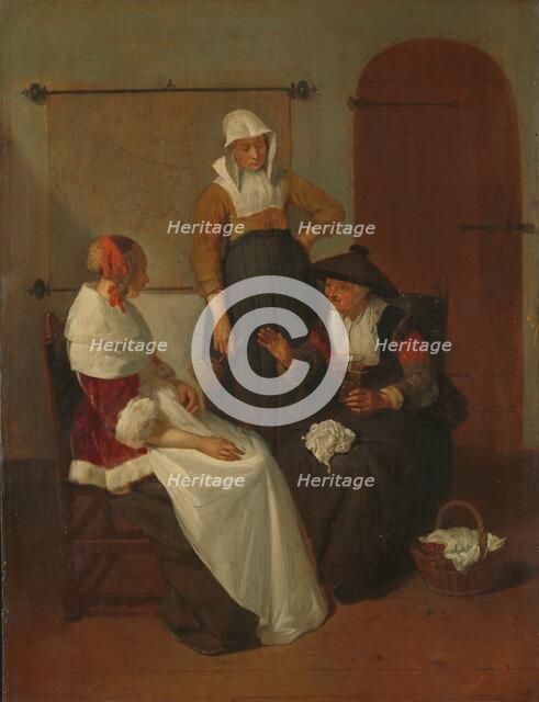 A Confidential Chat, 1661. Creator: Gerritsz Quiringh van Brekelenkam.