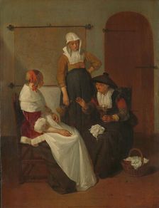 A Confidential Chat, 1661. Creator: Gerritsz Quiringh van Brekelenkam