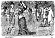 A Conscious Martyr 1881 (1891). Artist: George du Maurier