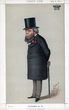 A Conservative religionist 1871. Artist: Carlo Pellegrini