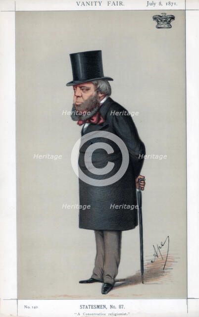 'A Conservative religionist', 1871.  Artist: Carlo Pellegrini